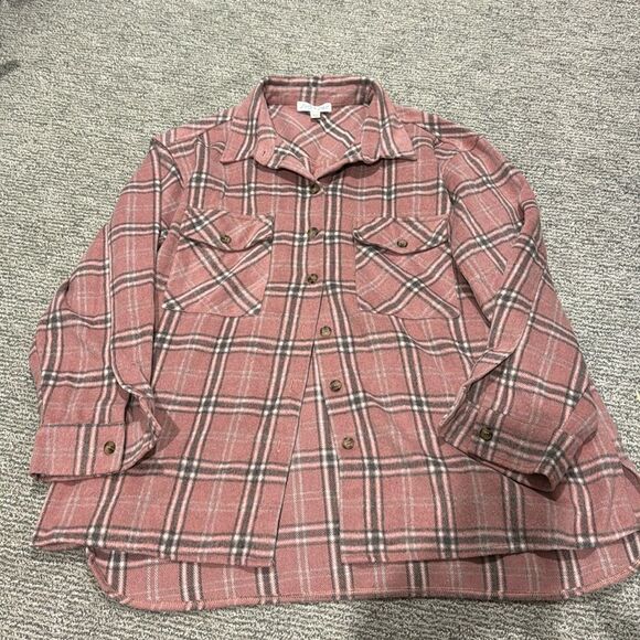 She+Sky flannel shirt - Picture 1 of 3